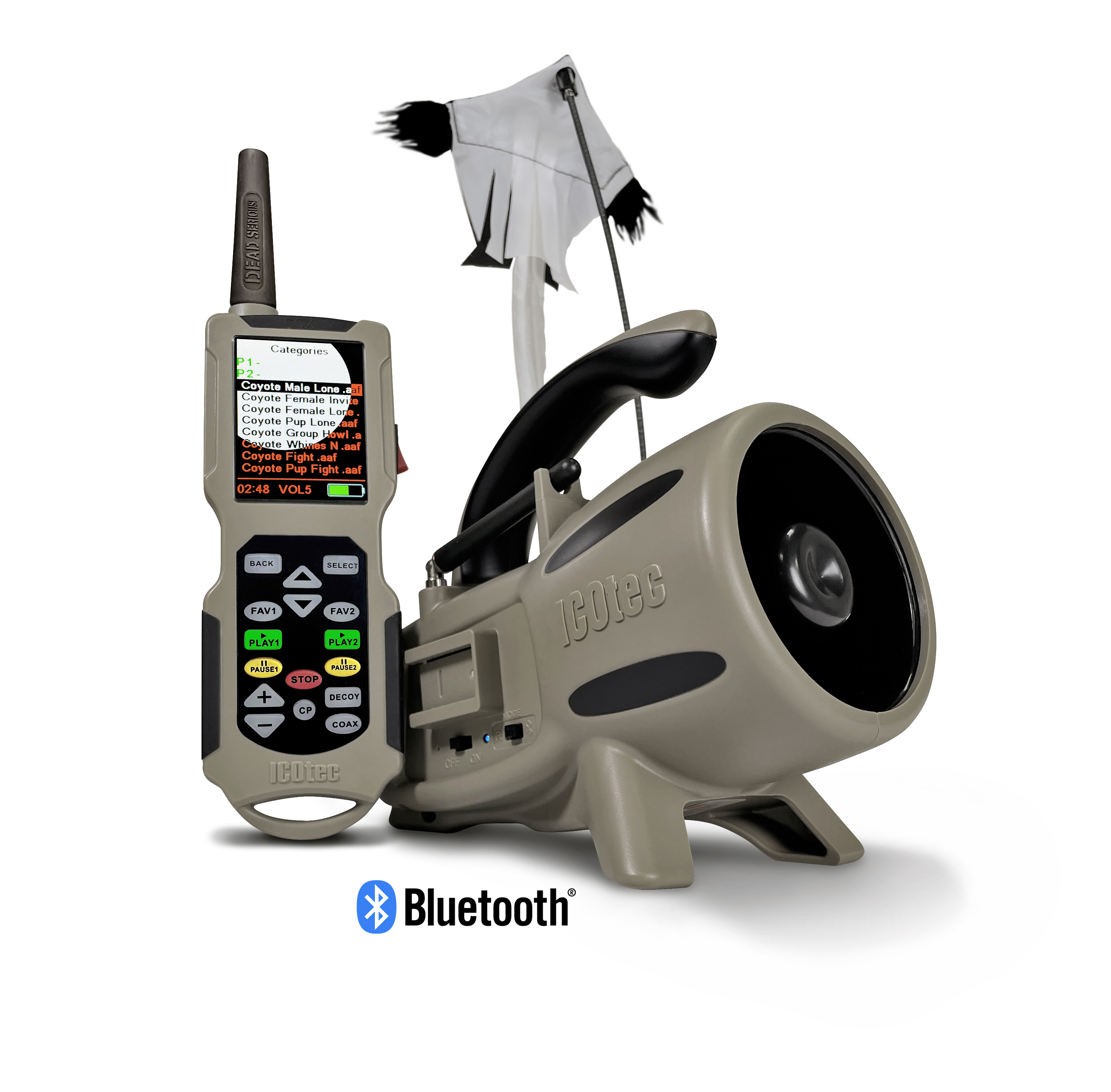 ICOtec GC500 Nomad+ Bluetooth elektromos vadhívó